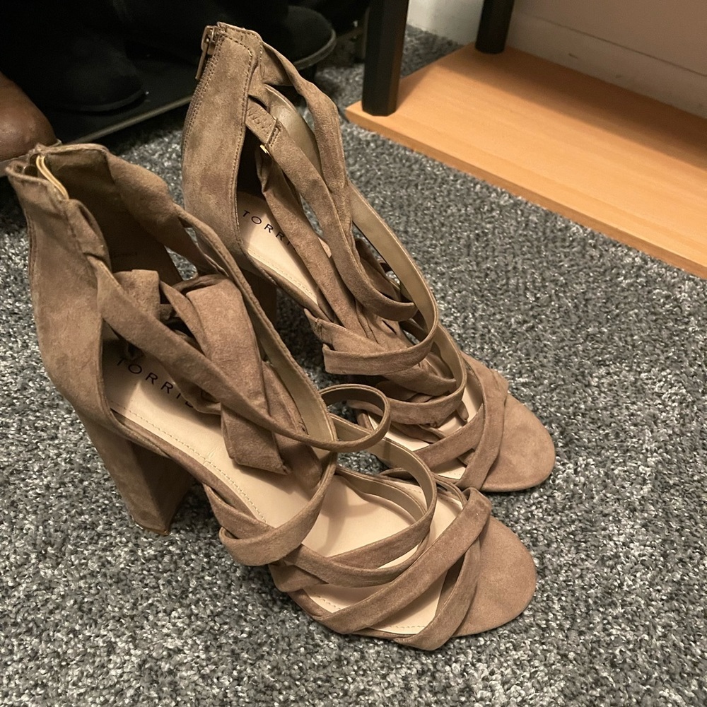 Wide Strappy Heel